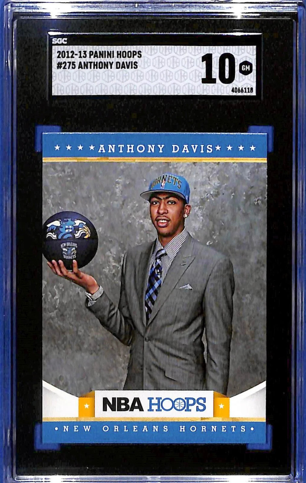 2012-13 Antony Davis Rookie Panini Hoops card #275 SGC 10