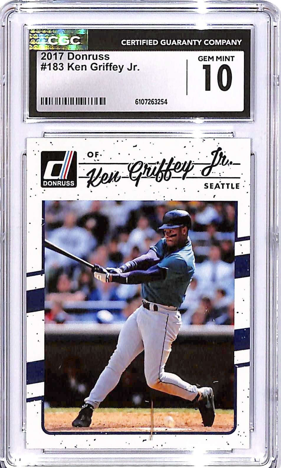 2017 Donruss Ken Griffey Jr #183 CGC 10 Mariners