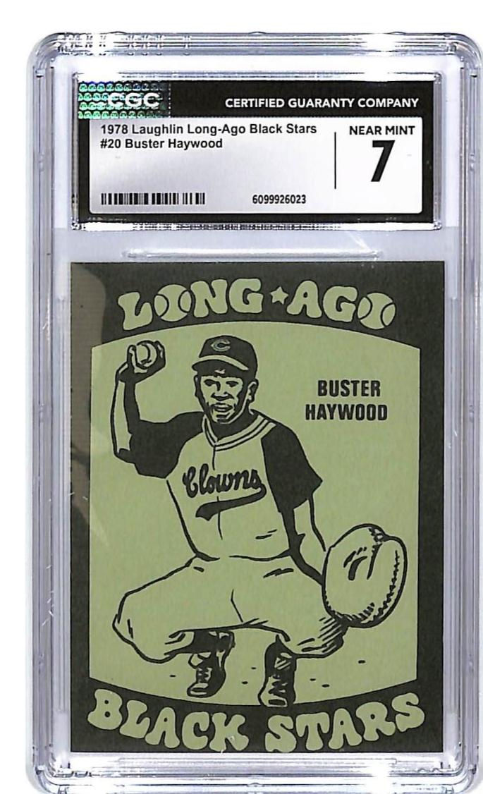 1978 Laughlin Long Ago Black Stars CGC 7 Buster Haywood #20