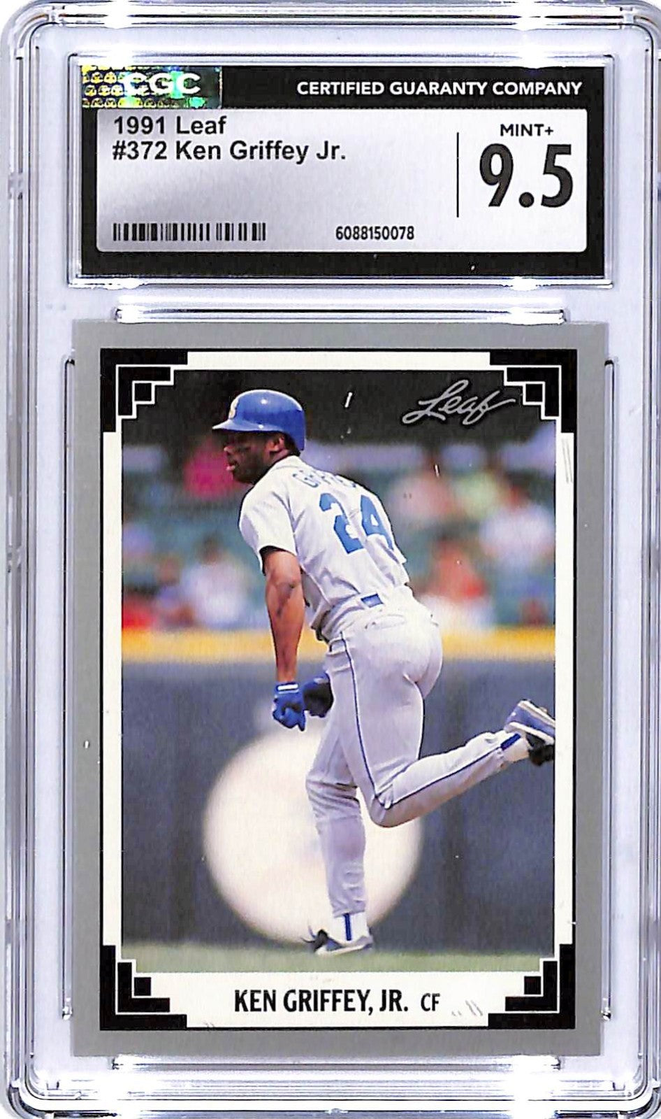 1991 Leaf Ken Griffey Jr #372 CGC 9.5 Mariners