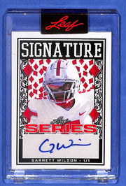 2022 LEAF Signature Series - Garrett Wilson 1/1 AUTOGRAPH