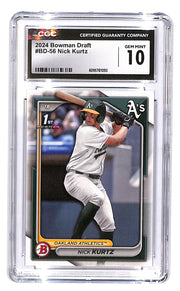 2024  Nick Kurtz Bowman Draft - #BD-56 (Bowman 1st) CGC Mint 10