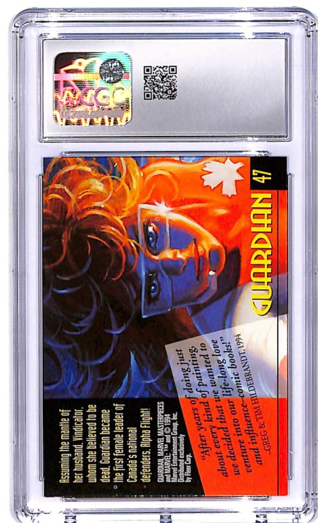 1994 Fleer Marvel Masterpieces Guardian #47 CGC 9.5