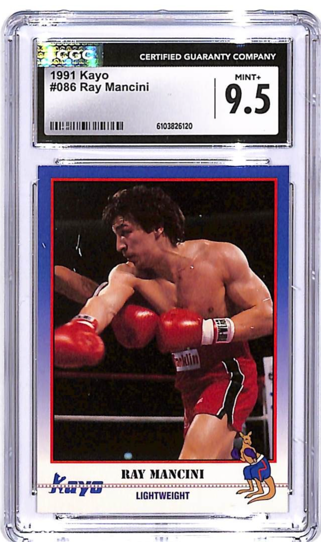 1991 Kayo Ray Mancini #86 Rookie RC CGC 9.5