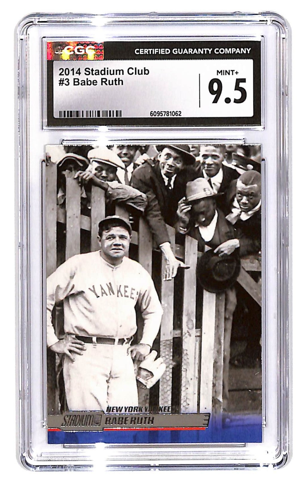 2014 Babe Ruth Topps Stadium Club - #3 CGC Mint Plus 9.5