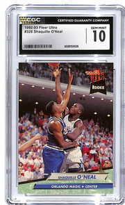 1992-93 Upper Deck SHaquille O'Neal Rookie RC CGC 10 #328 Magic