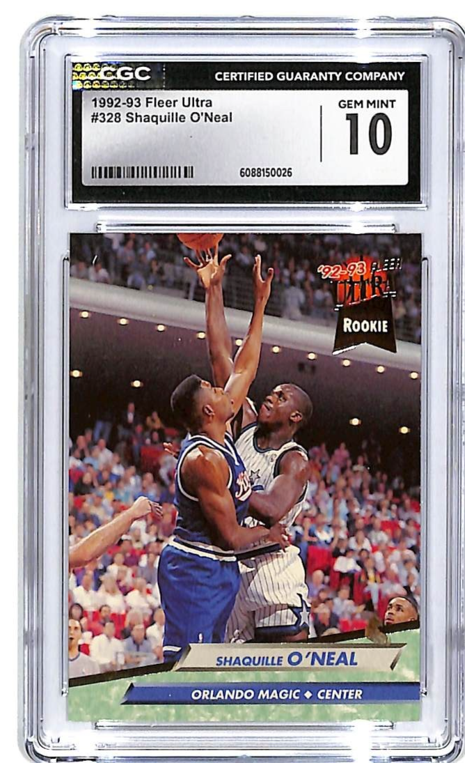1992-93 Upper Deck SHaquille O'Neal Rookie RC CGC 10 #328 Magic