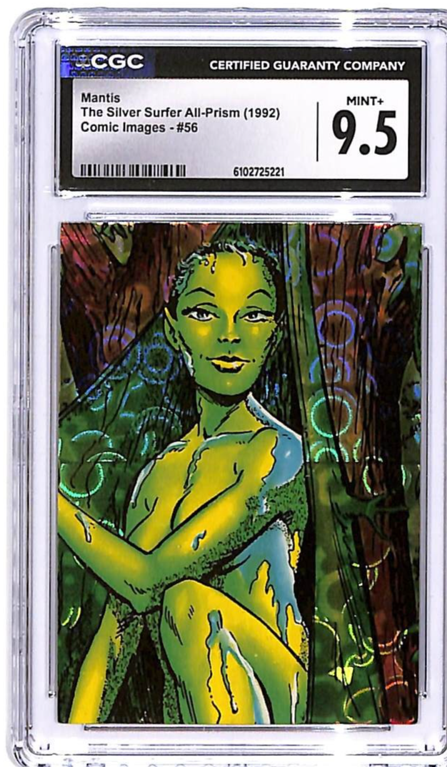 1992 Comic Images The Silver Surfer All_Prism Mantis #56 CGC 9.5