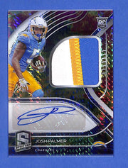 2021 Panini Spectra Rookie Patch Autograph Josh Palmer #232 Celestial Prizm #/99