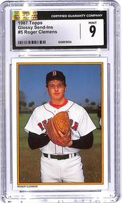 1987 Topps Roger Clemens Glossy #5 CGC 9 Red Sox