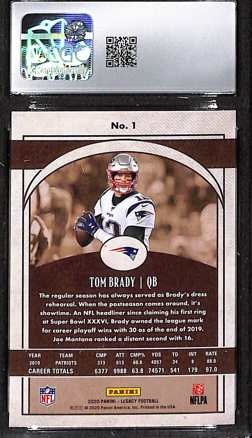2020 Panini Legacy - Tom Brady #1 CGC 10
