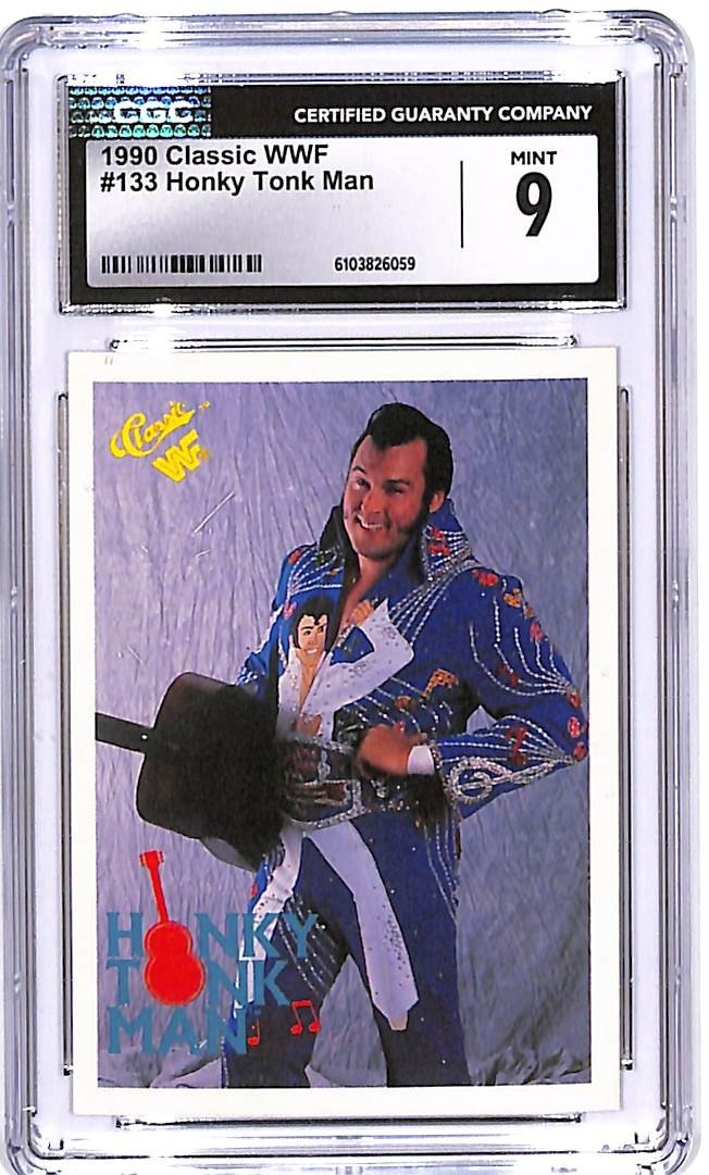 1990 Classic WWF Honky Tonk Man #133 CGC 9
