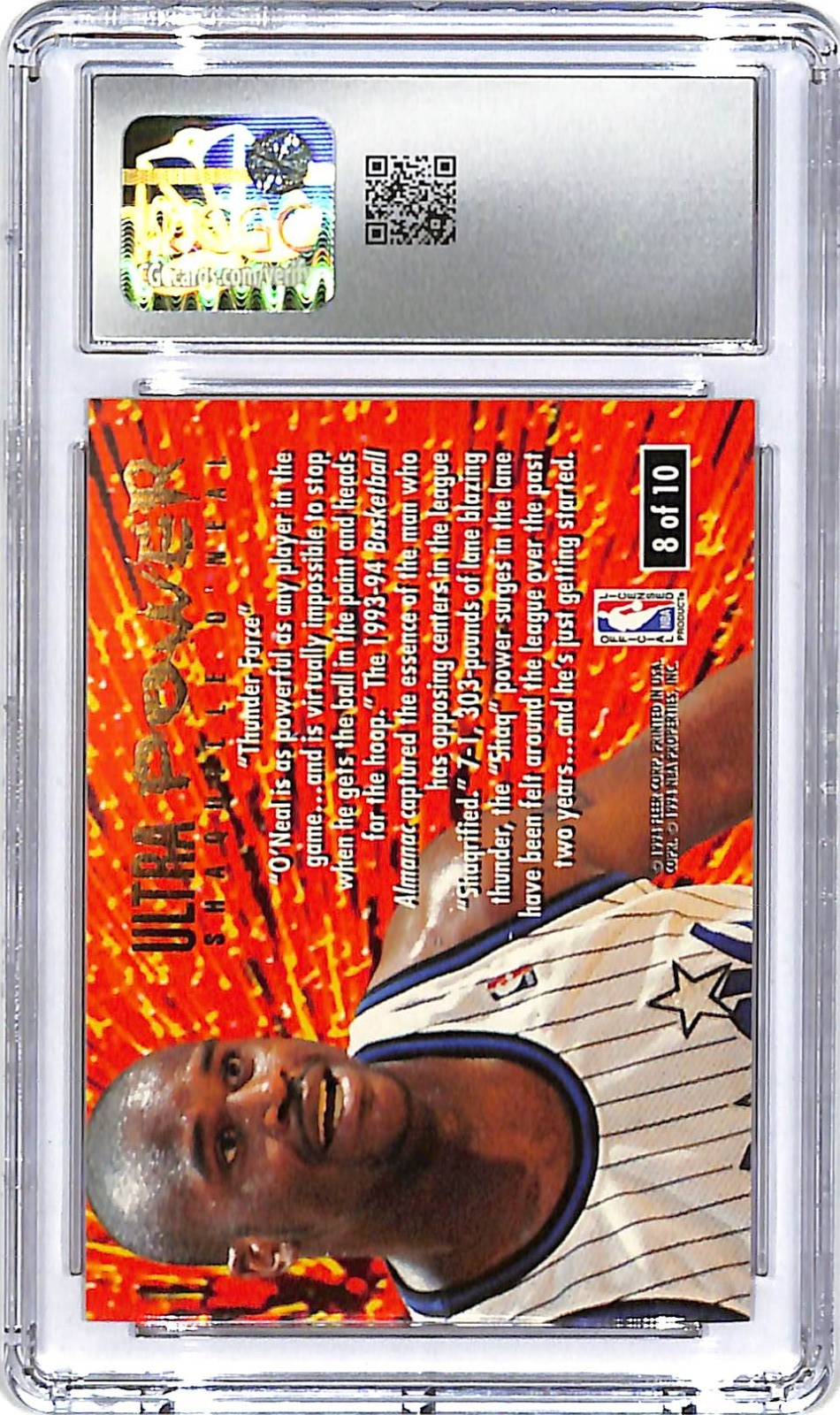 1994-95 Fleer Ultra SHaquille O'Neal Power CGC 10 Magic #8