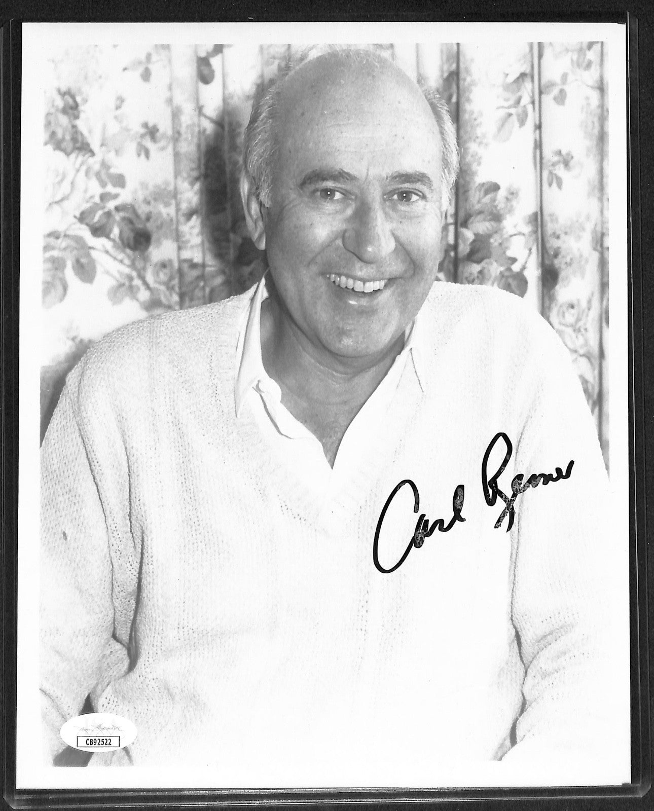 Carl Reiner 8"x10" Photograph Autograph JSA Authentic