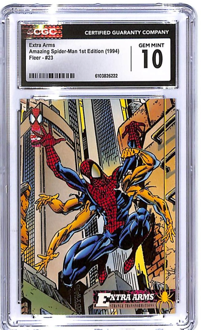 1994 Fleer Amazing Spider-Man 1st Edition Extra Arms #23 CGC 10