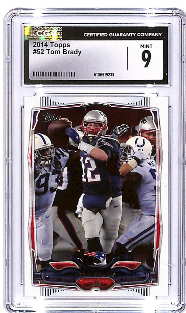 2014 Topps Tom Brady #52 CGC 9 Patriots