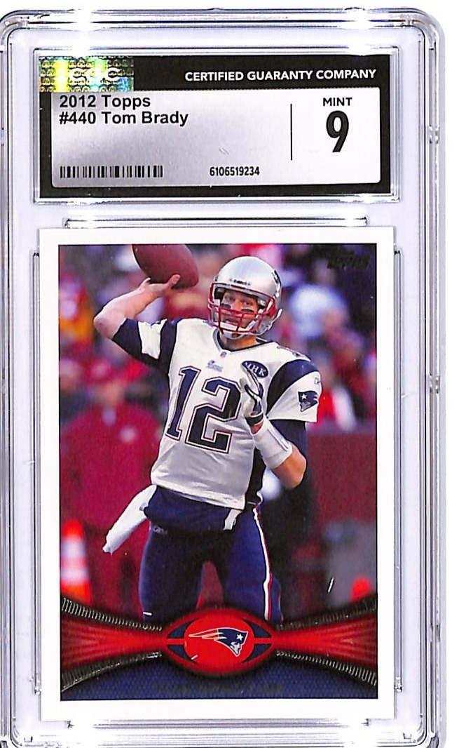 2012 Topps Tom Brady #440 CGC 9 Patriots