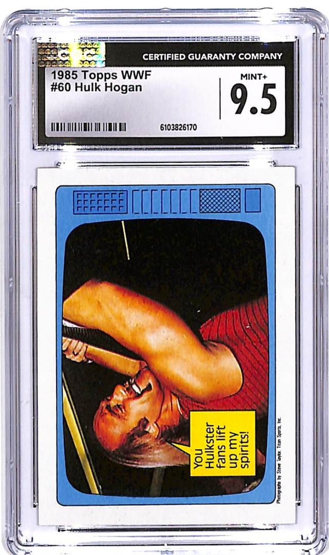 1985 Topps WWF Hulk Hogan #60 CGC 9.5