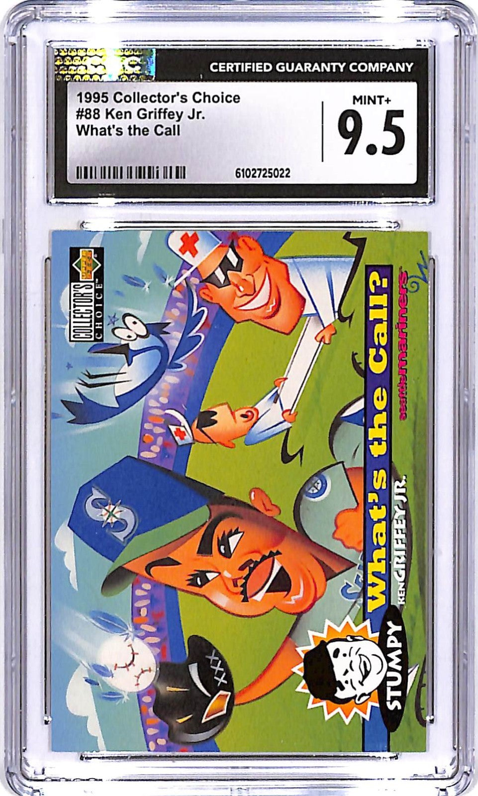 1995 Collectors Choice Ken Griffey Jr Whats The Call #88 CGC 9.5 Mariners