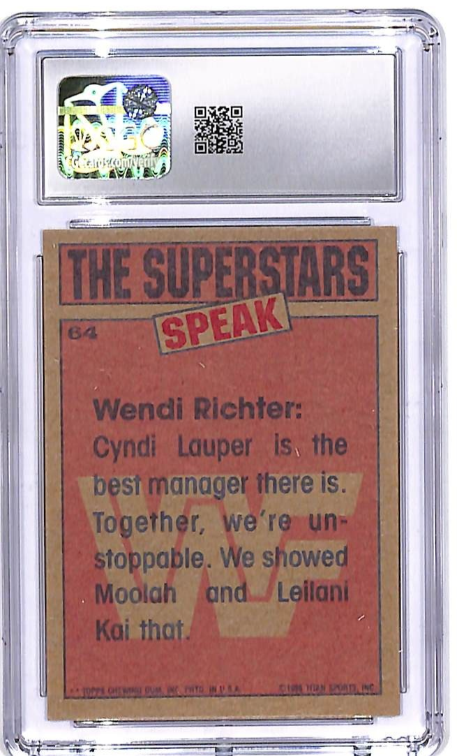 1985 Topps WWF Wendi Richter #64 CGC 9