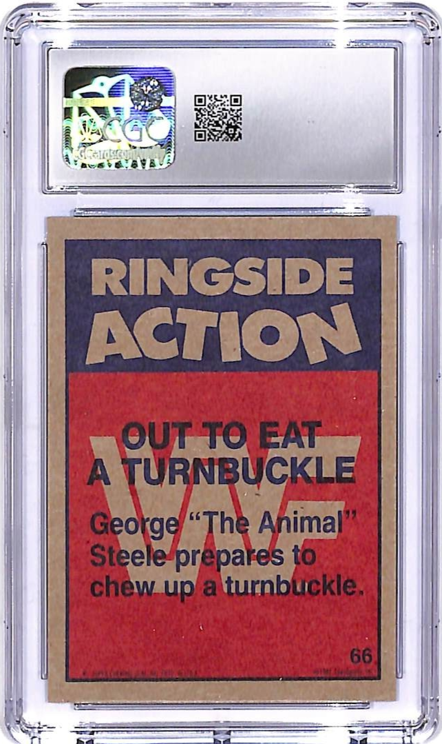 1987 Topps WWF George The Animal Steele #66 CGC 9