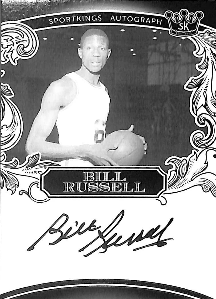 2020 Sports Kings Bill Russell Auto Autograph A61 Boston Celtics