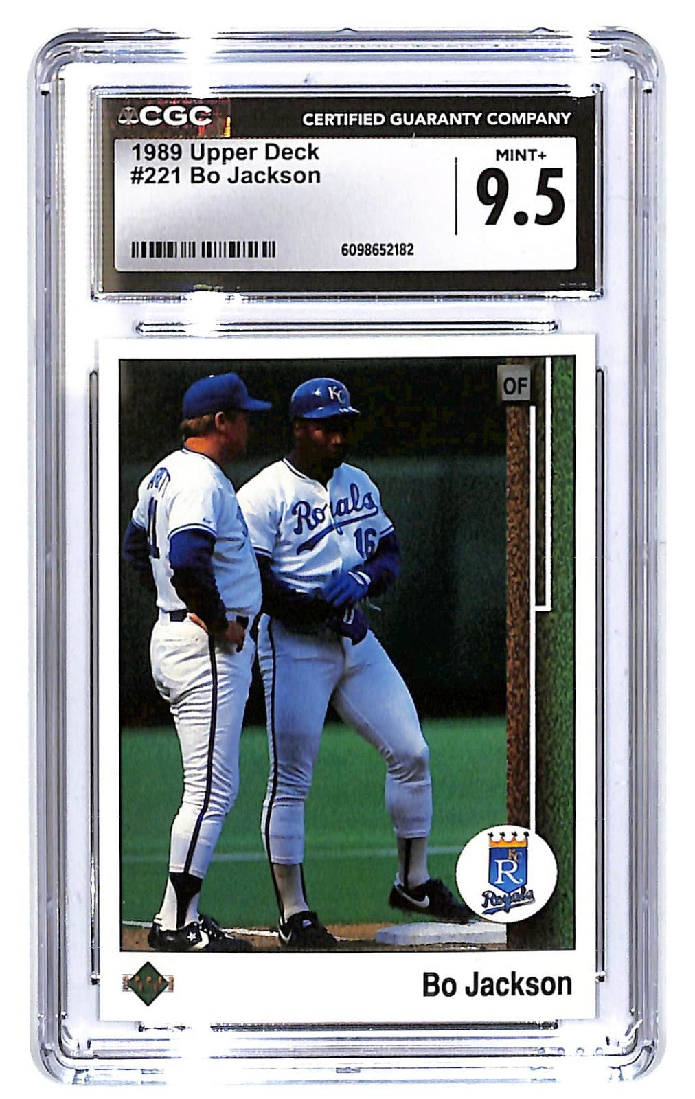 1989 Bo Jackson Upper Deck - #221 CGC Mint Plus 9.5