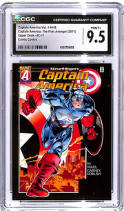 2011 Upper Deck Captain America The First Avenger Comic Covers #11 CGC 9.5