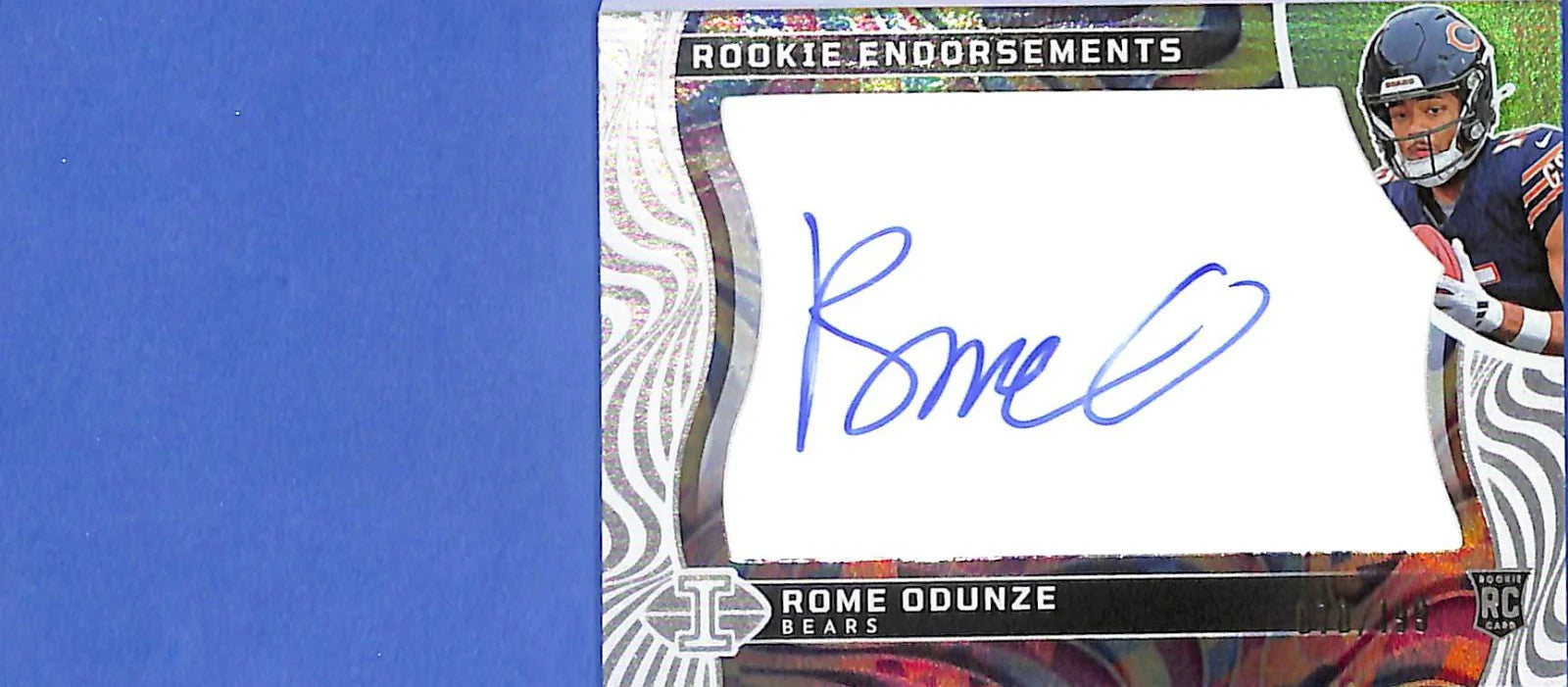 2024 Illusions Rome Odunze Auto Autograph Rookie RC Endorsments /199 Bears