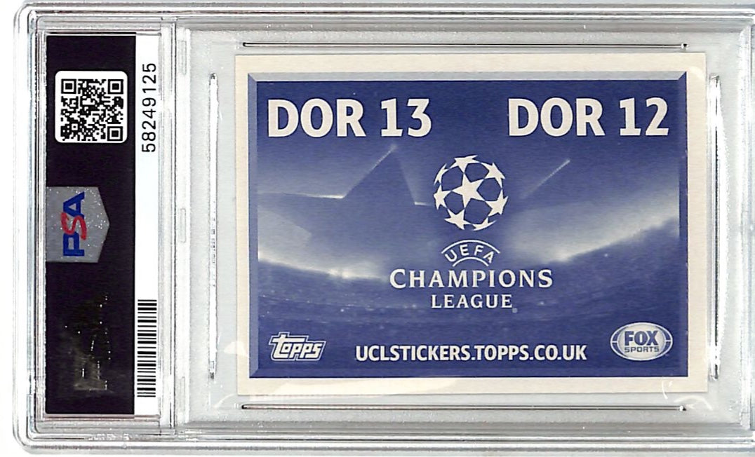 2016 Topps UEFA Champions League Sticker Pulisic Weigl PSA 8 Borussia Dortmund