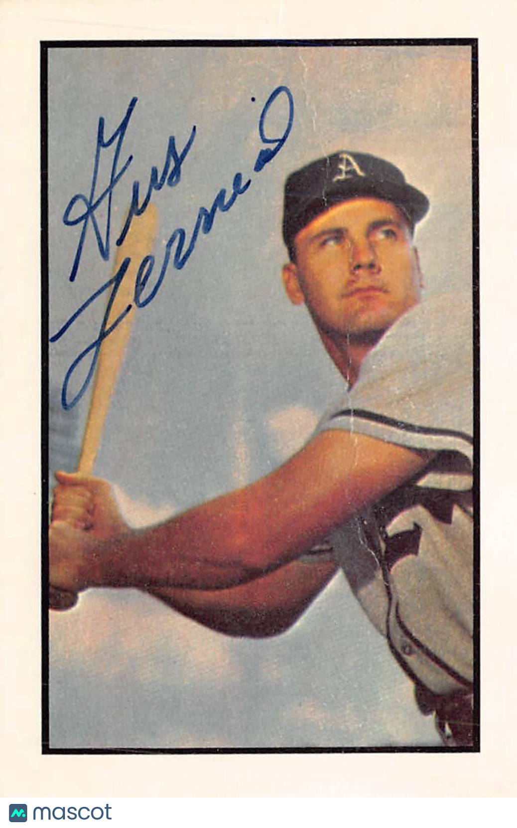 1983 B.G.H.L.I. Baseball Series Gus Zernial Reprint Autograph #13 Athletics