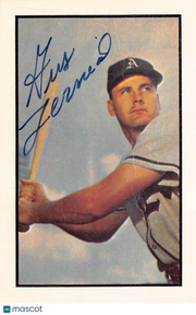 1983 B.G.H.L.I. Baseball Series Gus Zernial Reprint Autograph #13 Athletics
