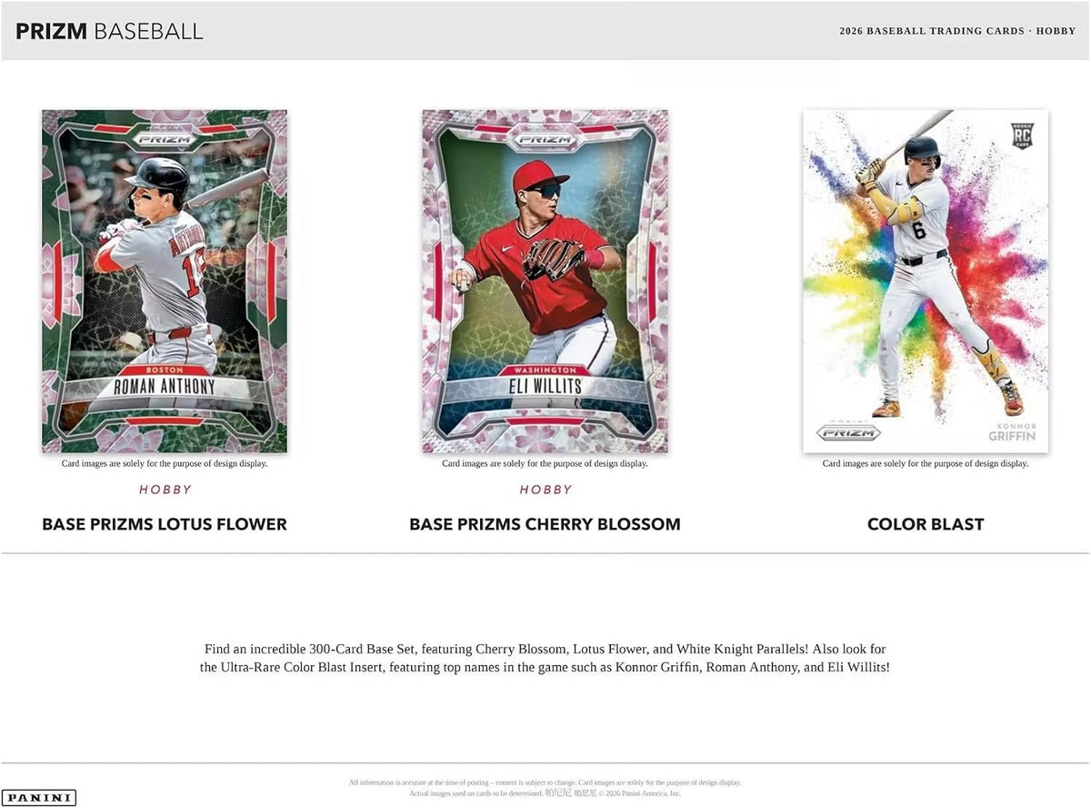 2026 Panini Prizm Baseball Hobby Box