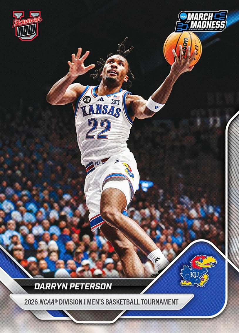 2025-26 Bowman University NOW March Madness Basketball Hobby Box