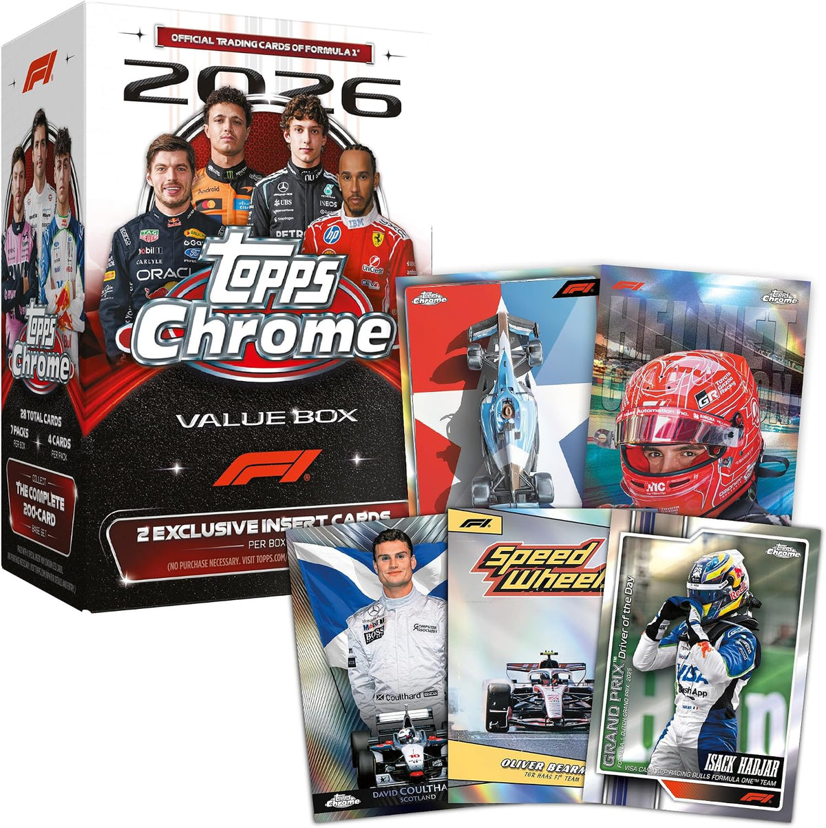2026 Topps Chrome Formula 1 - Factory Sealed - Value Box