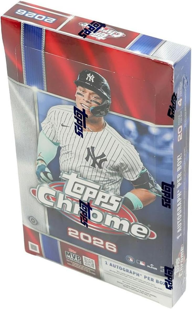 2026 Topps Chrome Baseball Hobby Box