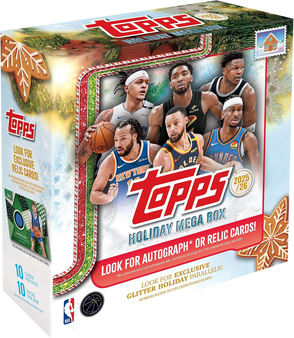 2025-26 Topps Holiday Basketball Mega Box