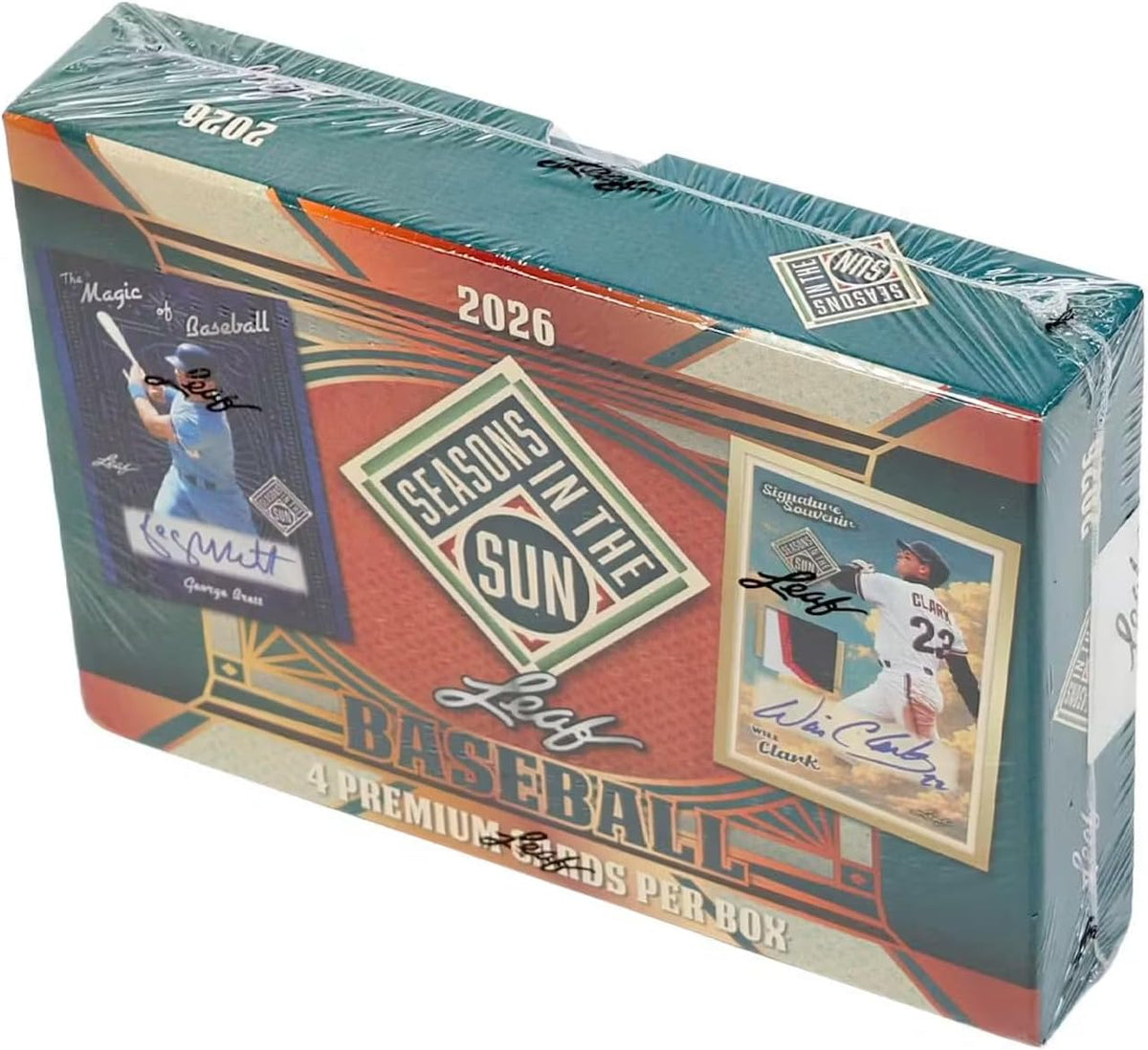 2026 Leaf Seasons in the Sun Baseball Hobby Box