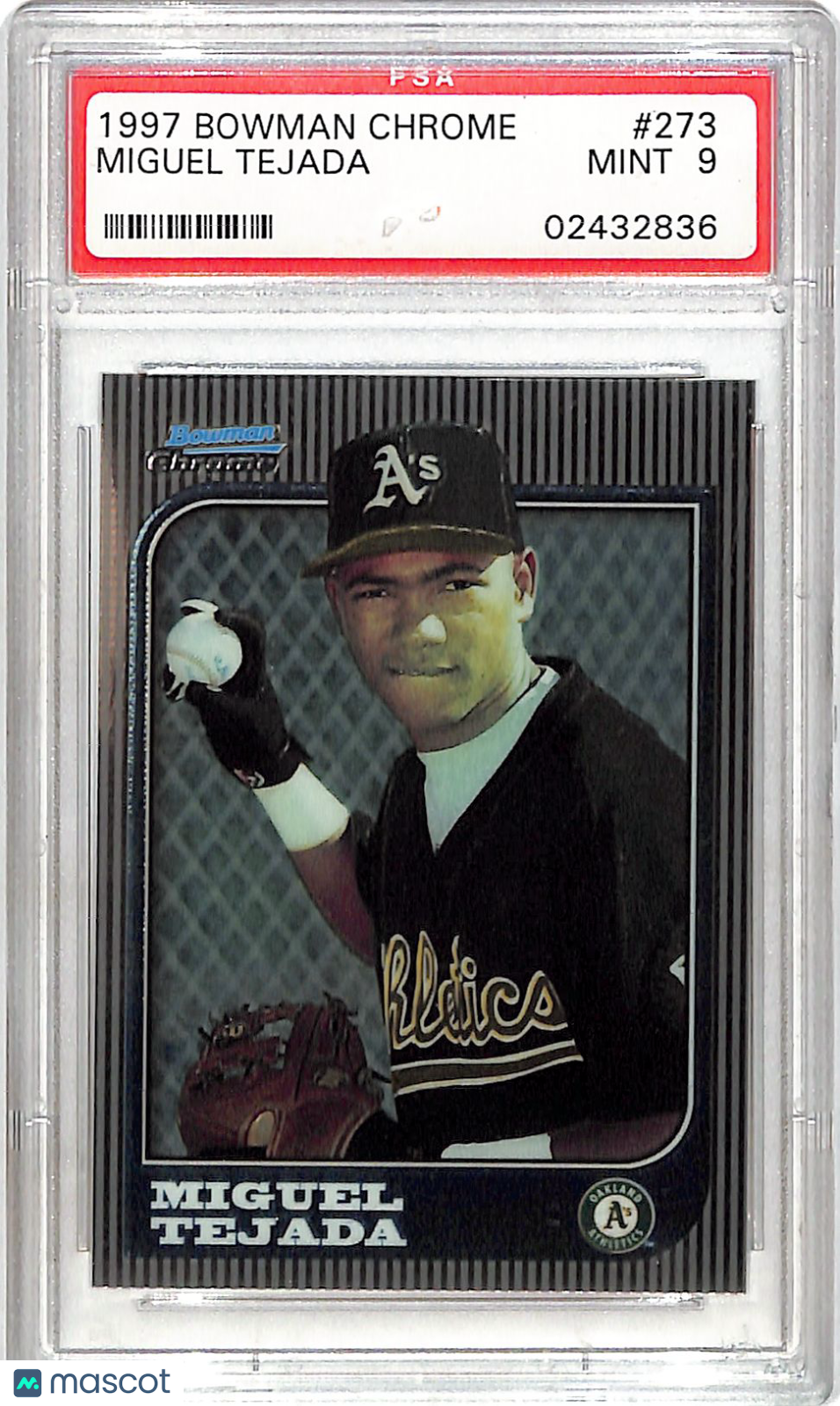 1997 Bowman Chrome Miguel Tejada #273 PSA 9