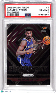 2018 Panini Prizm Emergent DeAndre Ayton #1 PSA 10