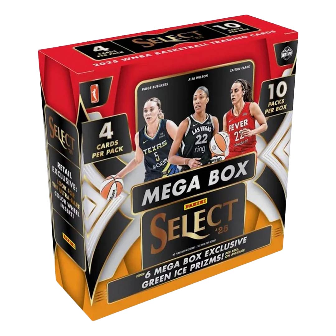 2025 Panini Select WNBA Basketball Hobby Mega Box (Green Ice Prizms)