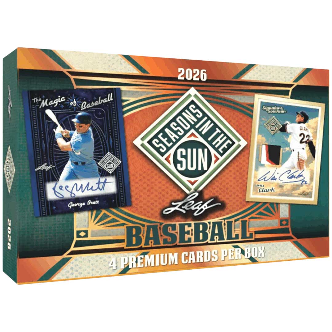 2026 Leaf Seasons in the Sun Baseball Hobby Box