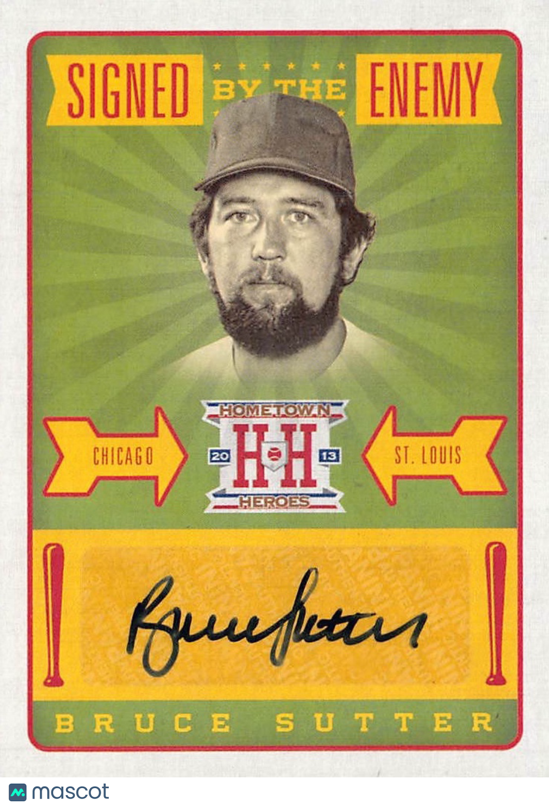 2013 Panini Hometown Heroes Bruce Sutter Auto Autograph #SEBS Cardinals