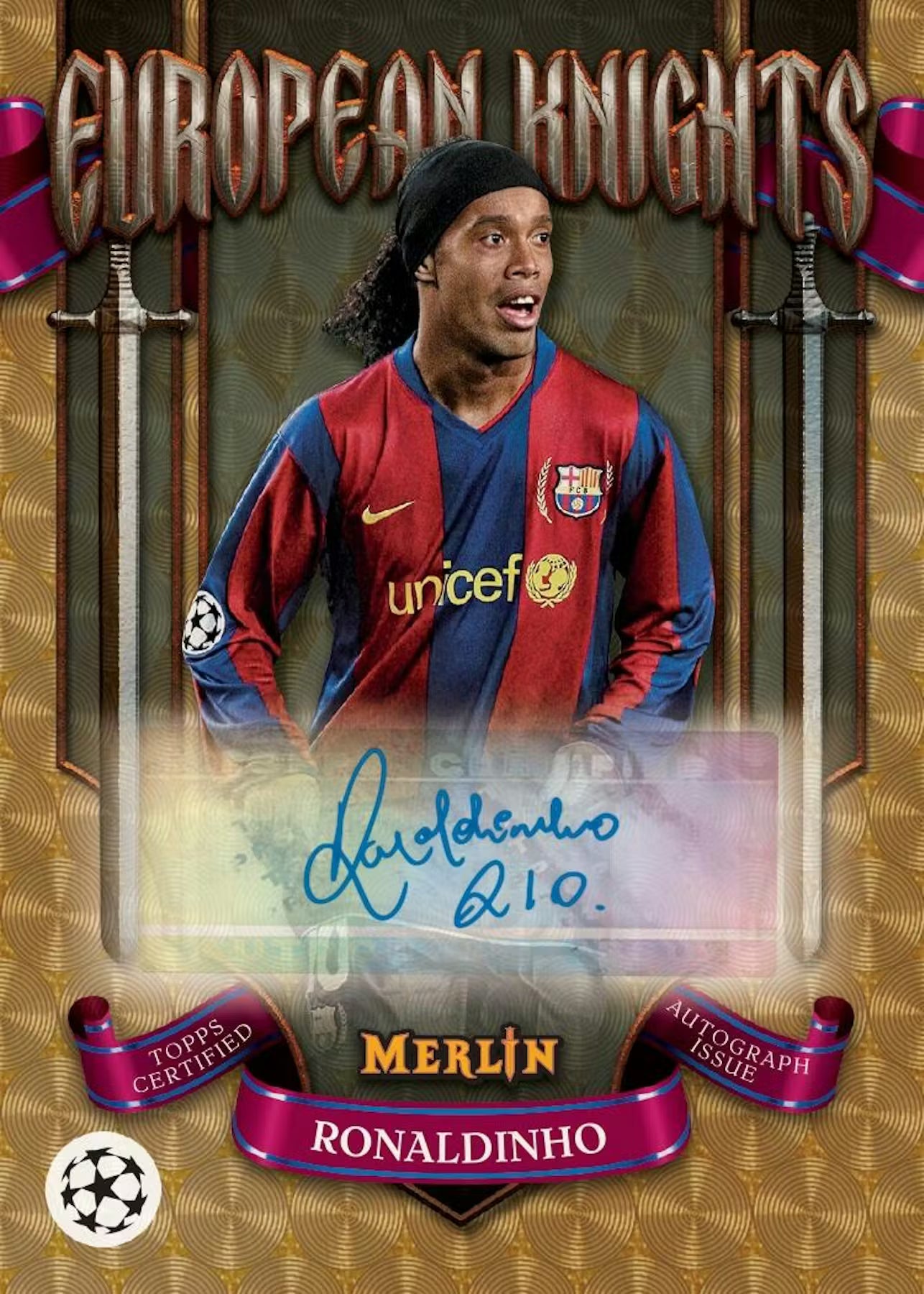 2024/25 Topps Chrome Merlin UEFA Club Competitions Soccer 7-Pack Blaster Box