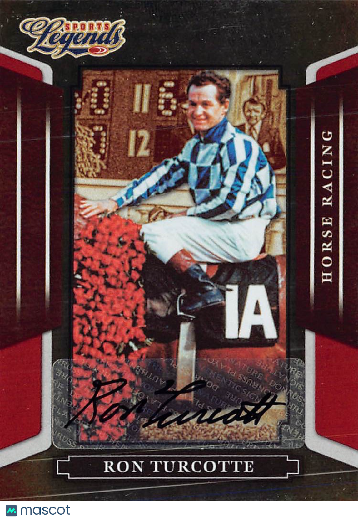2008 Donruss Sports Legends Ron Turcotte Auto 0024/1370 #127