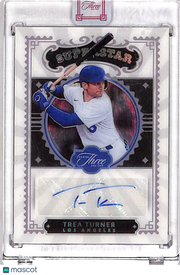2022 Panini Three and Two Baseball Trea Turner Superstar Auto /20 #SS-TT Dodgers