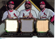 2016 Topps Triple Threads Yadier Molina Matt Holliday Carpenter /36 Relic