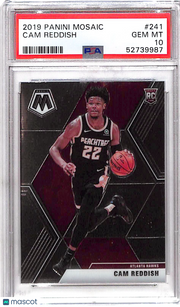 2019 Panini Mosaic Cam Reddish #241 PSA 10