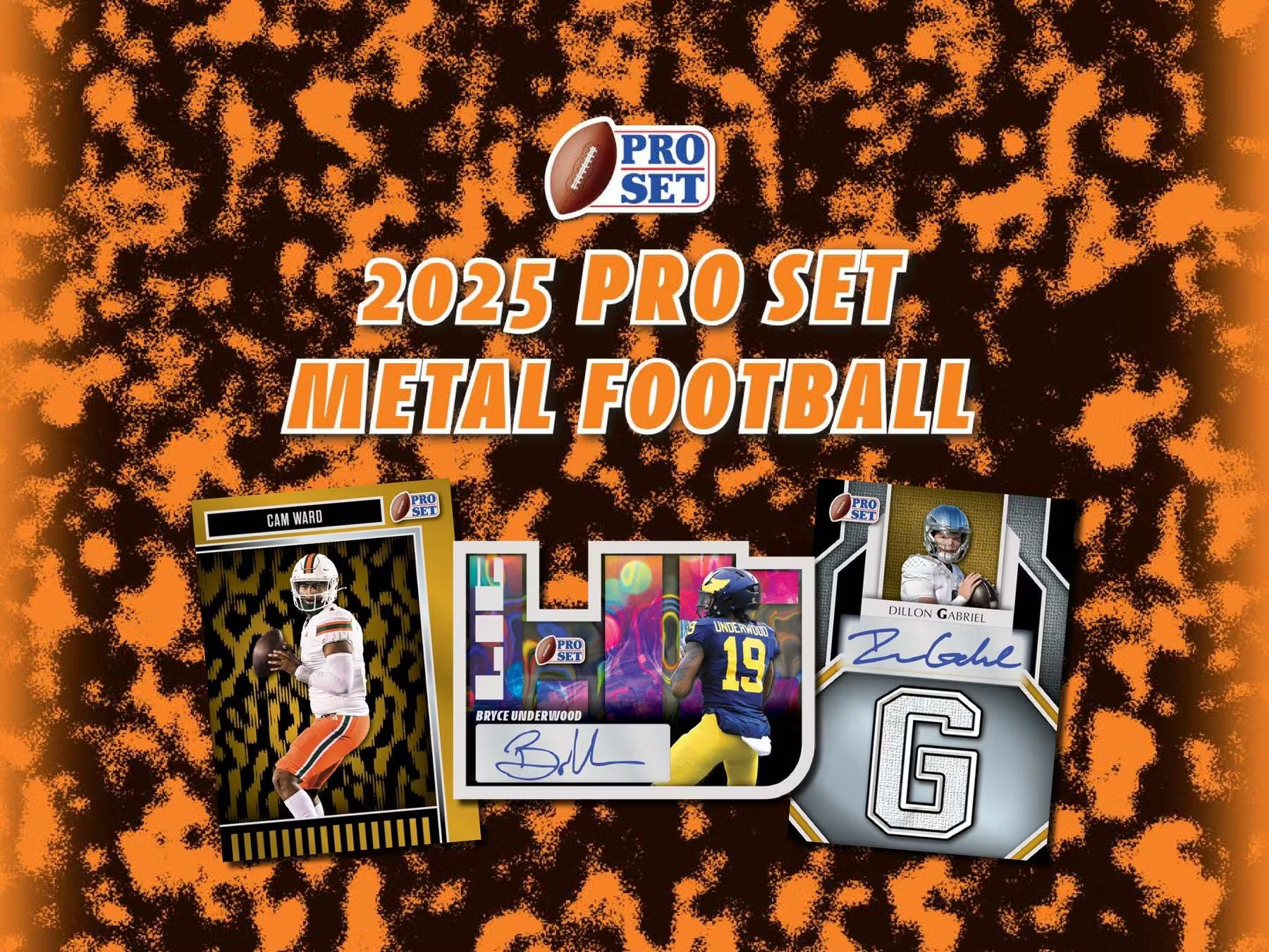 2025 Leaf Pro Set Metal Football Hobby Box