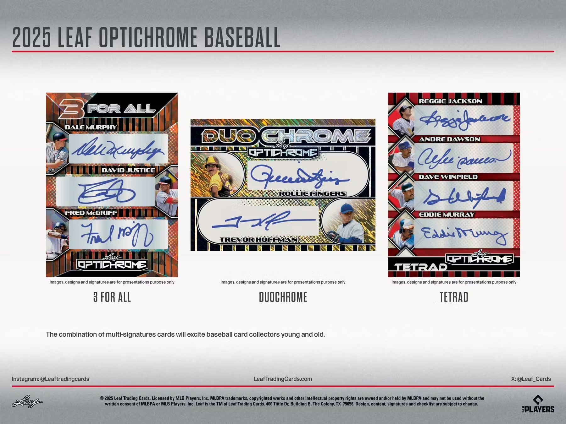 2025 Leaf Optichrome Baseball Hobby Box